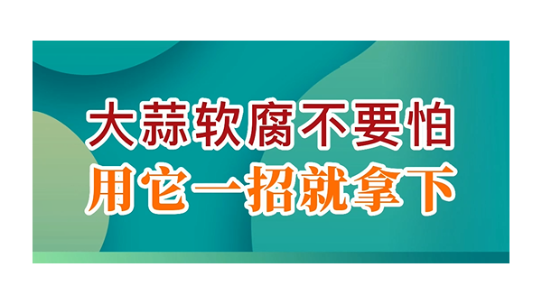 大蒜軟腐不要怕，用它一招就拿下 (877播放)