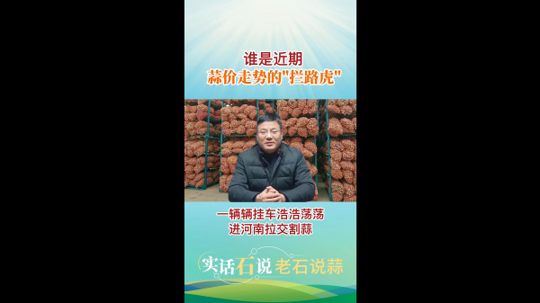 誰是近期蒜價走勢的攔路虎 (420播放)